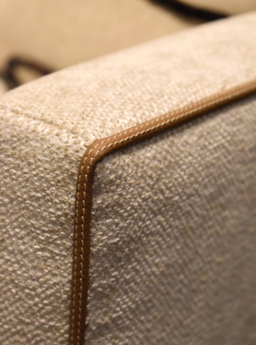 FAUX LEATHER STITCHED